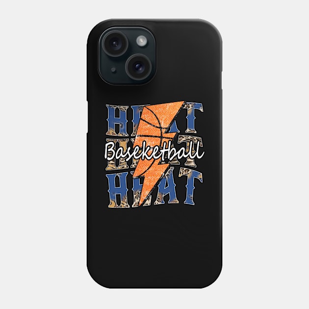 Graphic Basketball Heat Proud Name Vintage Phone Case by Irwin Bradtke