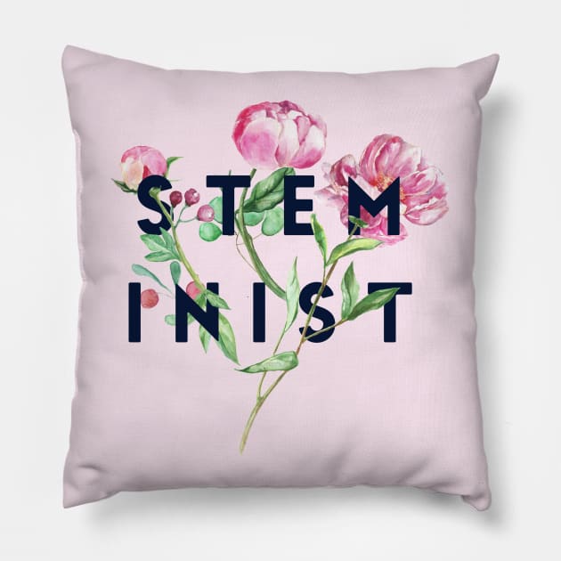 STEMinist Pillow by MadEDesigns