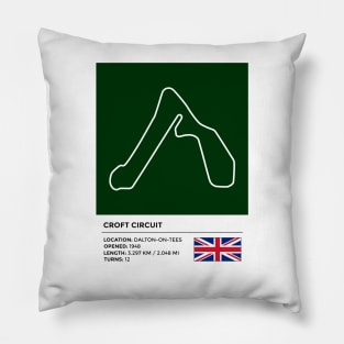 Croft Circuit [info] Pillow