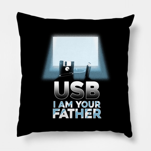 Usb I am your father Pillow by captainmood
