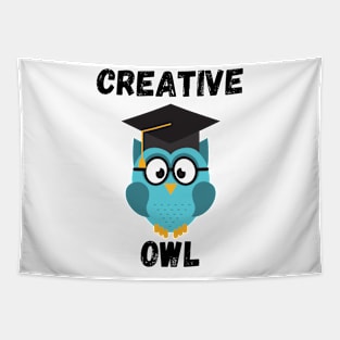 Creative Owl Tapestry