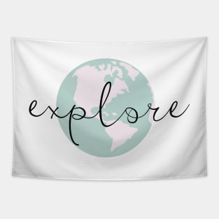 Explore, Love for Travel Tapestry