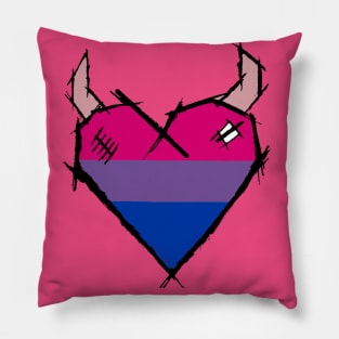 Bisexual Heart Pillow