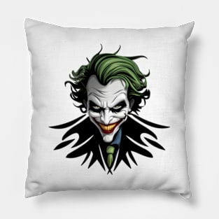 Sinister Smile: Menacing Joker Pillow