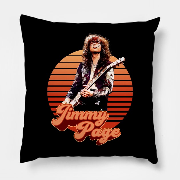 Jimmy Page Pillow by Aloenalone