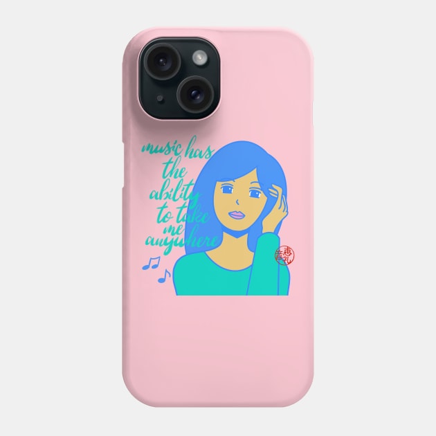 Music Phone Case by EV Visuals