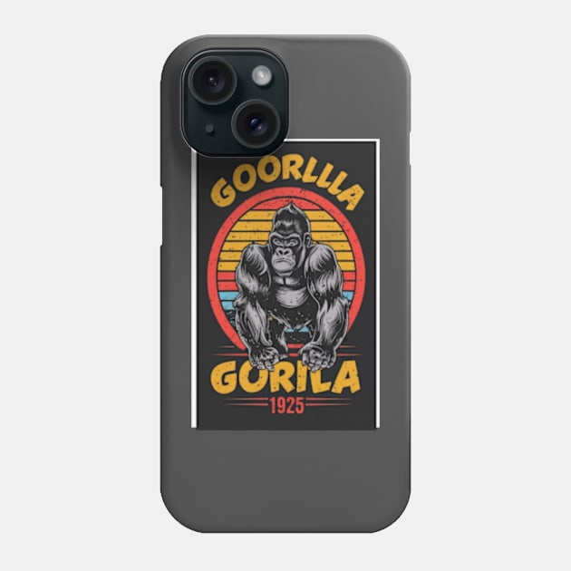 Gorilla Phone Case by TshirtMA