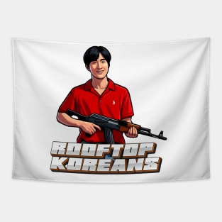 Rooftop Koreans Tapestry