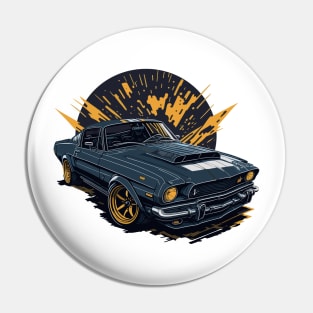 Ford Mustang Shelby GT350r Classic Car Pin