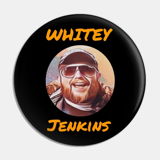 Whitey Jenkins Face Pin by Main Event Comedy