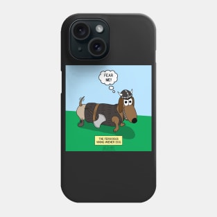 The Ferocious Viking Wiener Dog Phone Case