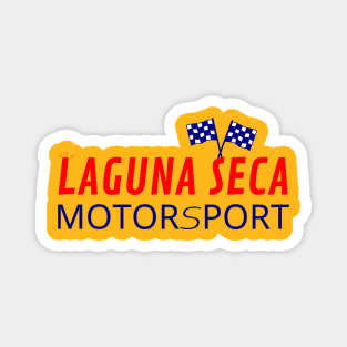 Laguna seca mortosport racing graphic design Magnet