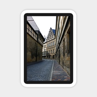 Cobblestone street - Bamberg Germany Magnet