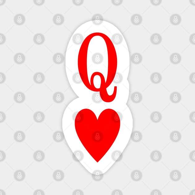 Queen of Hearts Magnet by jverdi28