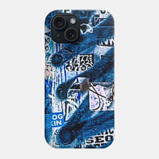 Blue Graffiti NYC Street Art Colors Phone Case