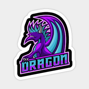 Purple Dragon Magnet