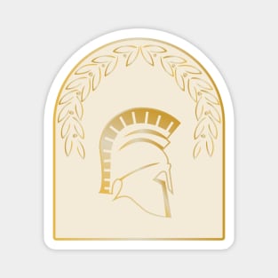 Ancient Greek symbol icon sticker &amp; magnet (Ares Helmet) Magnet