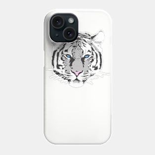 White tiger Phone Case