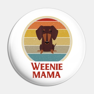 Weenie Mama Retro Vintage Pin