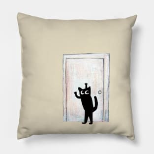 the secret door Pillow