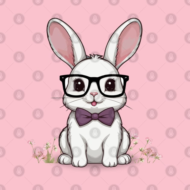 Nerdy Bunny by ScienceandSnark