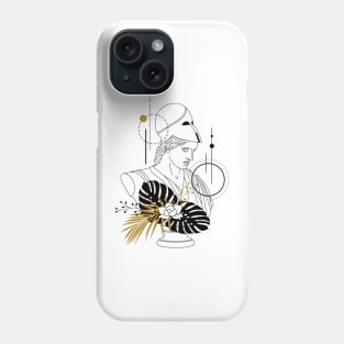 Athena Goddess of wisdom, handicraft, and warfare Phone Case