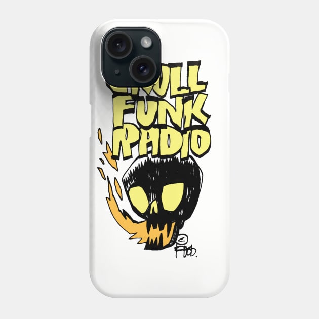 SKULL FUNK RADIO Phone Case by Jim Mahfood