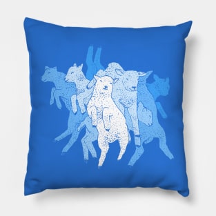 Lamb Dance Party Pillow