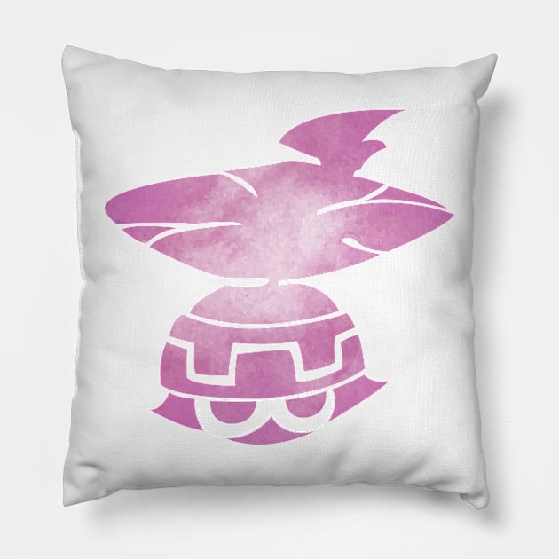 Kororo Spirit [PINK] Pillow by cobaltoast