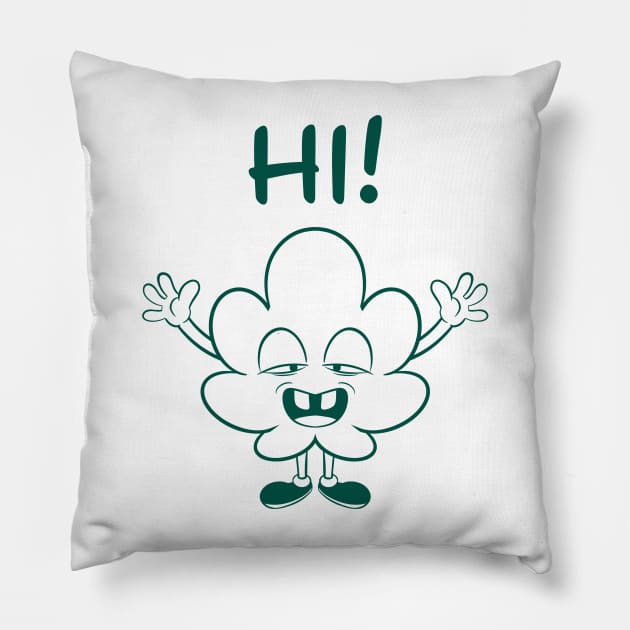 HI Weed Pillow by RetroRhino