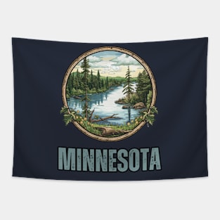 Minnesota State USA Tapestry