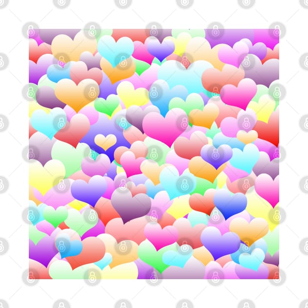 Bubble Hearts Light by BlakCircleGirl