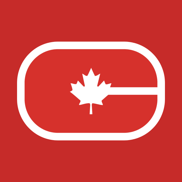 C is for Canada | Canadian Hockey Rink | Maple Leaf by FantasySportsSpot