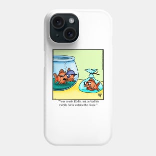 Funny Spectickles Christmas Visitor Cartoon Humor Phone Case