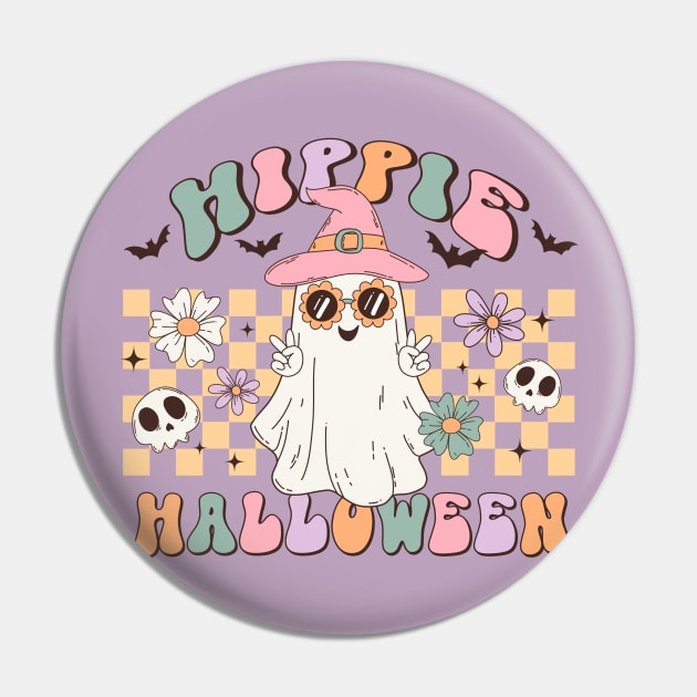 Hippie Halloween Pin by Erin Decker Creative