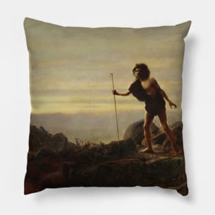 The Parable of the Lost Sheep by John Atkinson Grimshaw Pillow