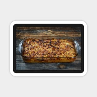 Macaroni with cheese, oven baked Magnet