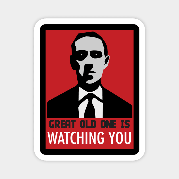 Great Old one is watching you! Magnet by AlexMill