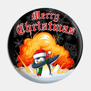 Merry Christmas Dab-splosion Pin