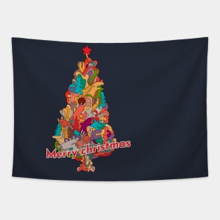 Christmas tree Tapestry