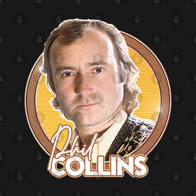 Phil Collins / Retro 80s Aesthetic Fan Design by DankFutura