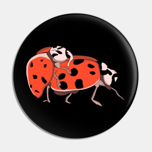 Ladybugs Mating Pin