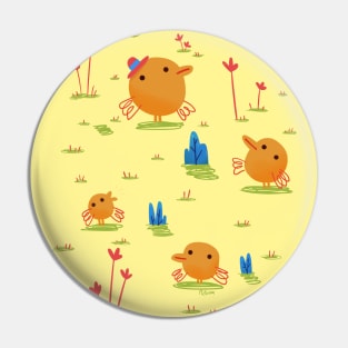 Spring Chicks Pin