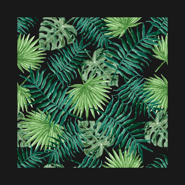 Palm Leaf Print by luckylucy