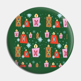 Christmas candles Pin