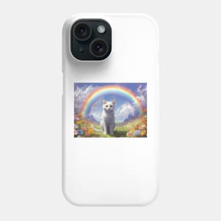 Waiting for you behind the rainbow Phone Case