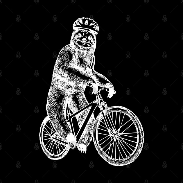 SEEMBO Sloth Cycling Bicycle Cyclist Bicycling Bike Biker by SEEMBO