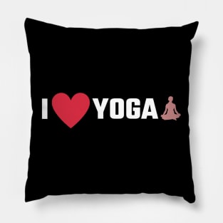 I Love Yoga/I Heart Yoga Pillow