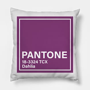 pantone 18-3324 TCX Dahlia Pillow