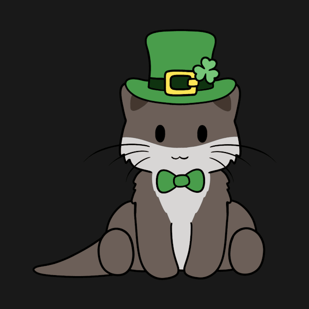 St Patrick Day Otter by BiscuitSnack